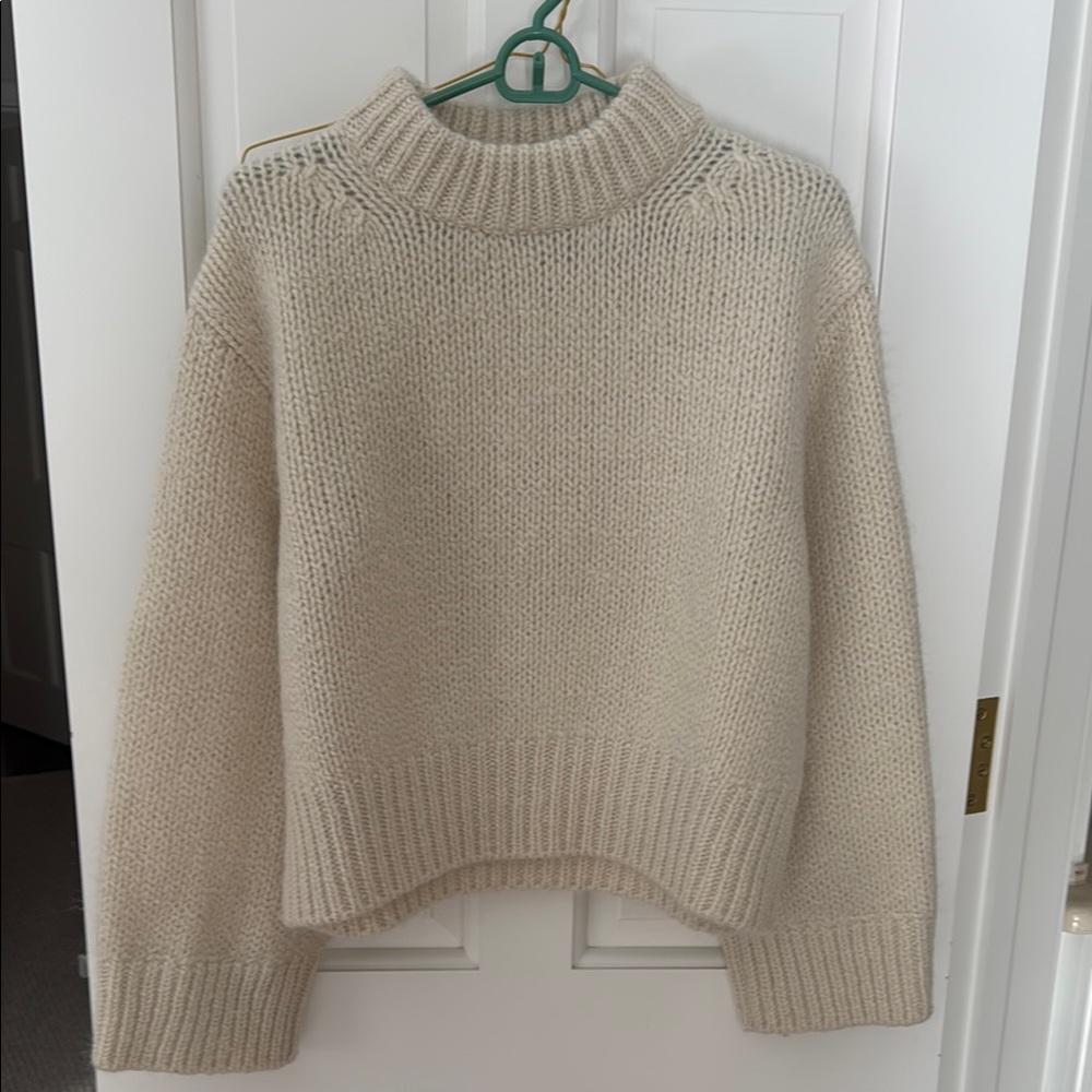 Ulla Johnson Cream Crew Neck Sweater
